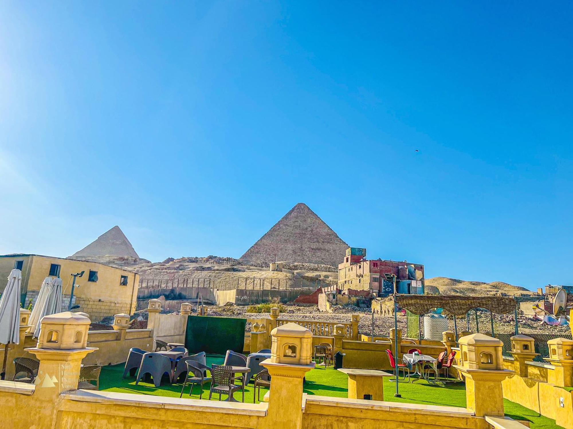 Sidi Hamad Pyramids View Hotel Kafret el-Gabal Exterior foto