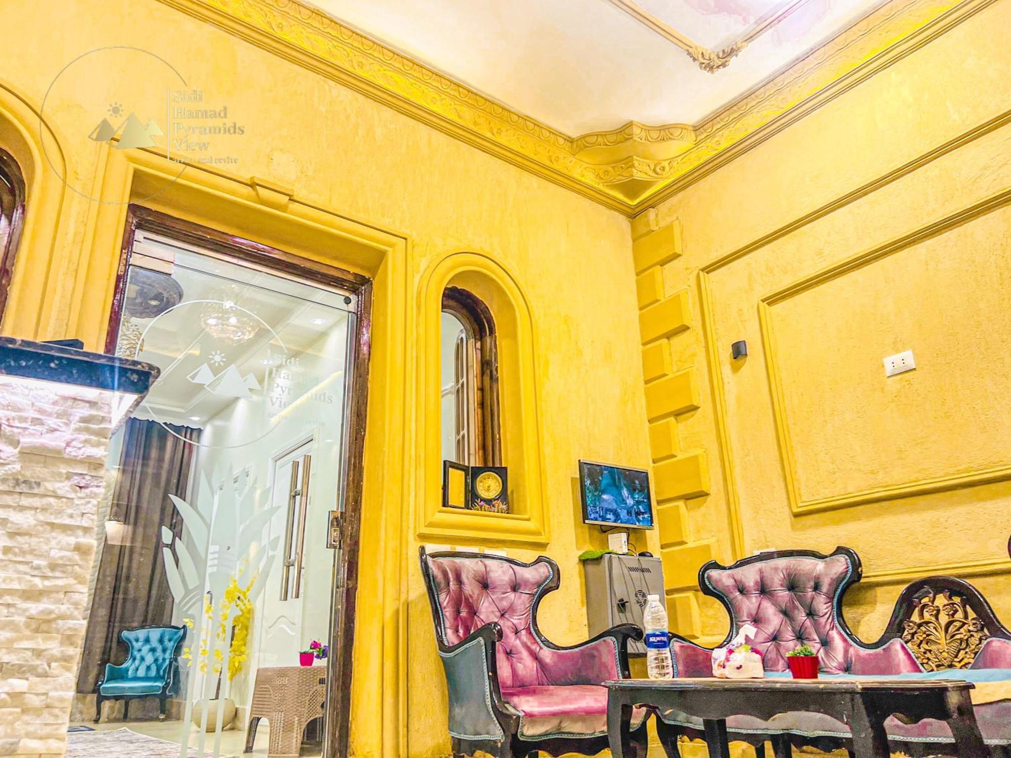 Sidi Hamad Pyramids View Hotel Kafret el-Gabal Exterior foto