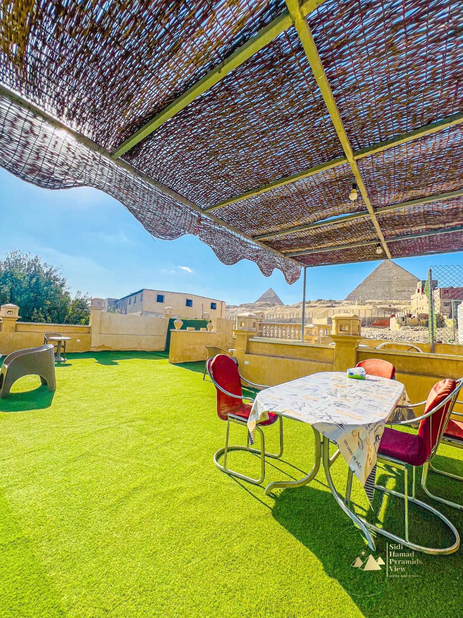 Sidi Hamad Pyramids View Hotel Kafret el-Gabal Exterior foto