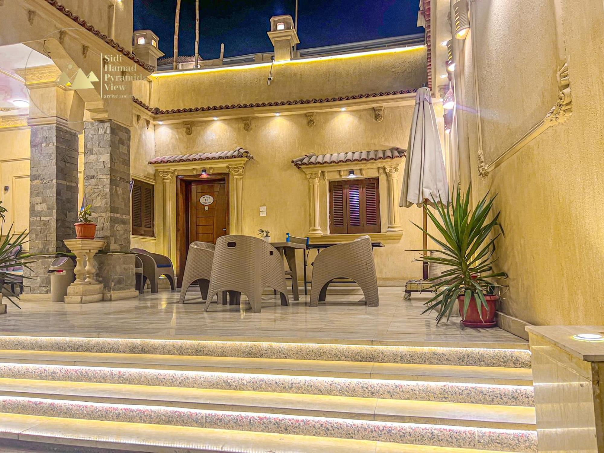 Sidi Hamad Pyramids View Hotel Kafret el-Gabal Exterior foto
