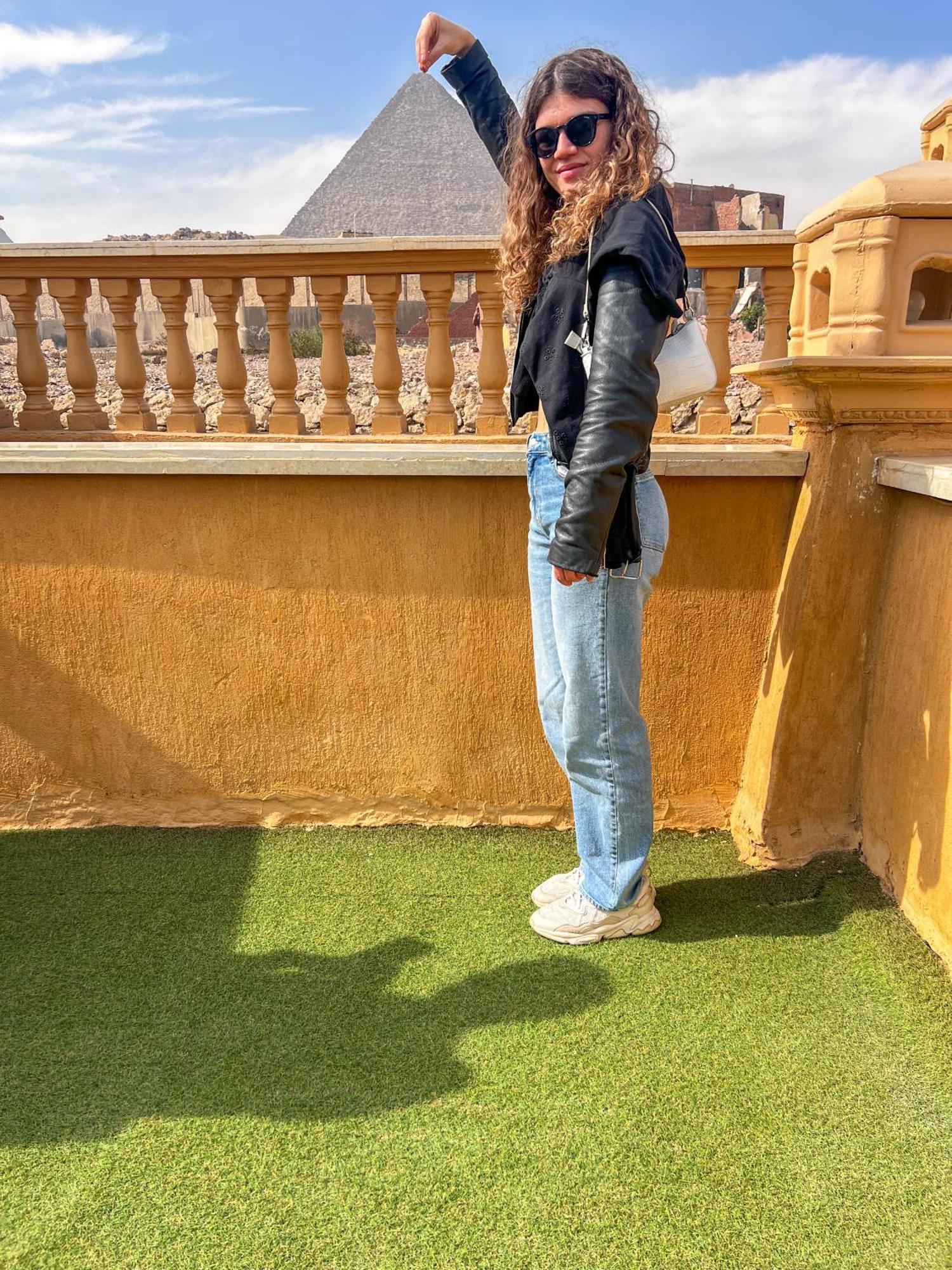 Sidi Hamad Pyramids View Hotel Kafret el-Gabal Exterior foto